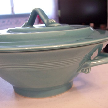 I am think it is a fiesta bowl with cover - China and Dinnerware
