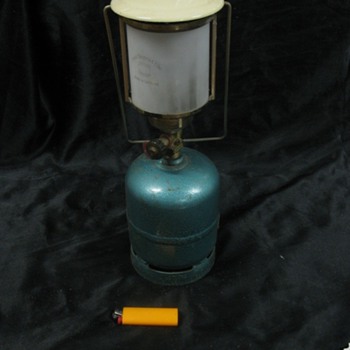 old German gas lantern - Lamps