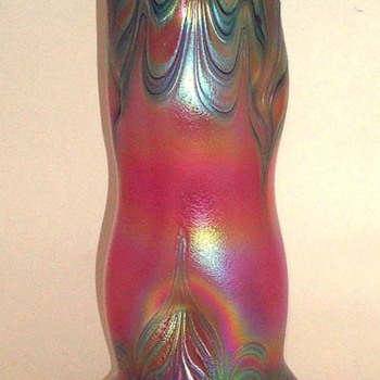 Loetz Style Igor Muller Vase - Art Glass