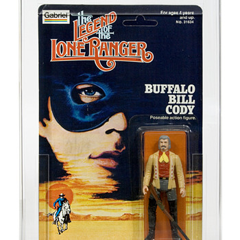 1980 Gabriel LEGEND OF THE LONE RANGER Buffalo Bill Cody & General George Custer AFA 80-Y Near Mint!
