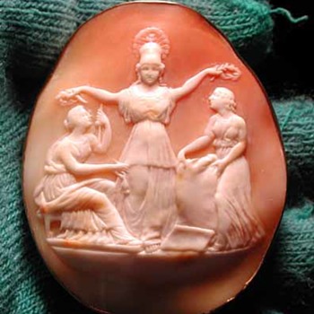 Rare cameo of Nike - Victorian Era