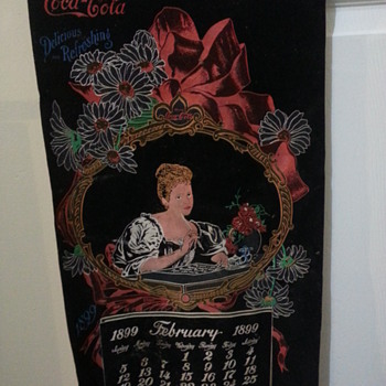 February 1899 Coca-Cola Calendar
