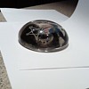Vintage glass paperweight