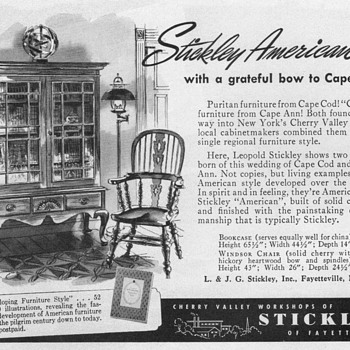 1951 - Stickley Furniture Advertisement
