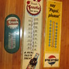 3 Vintage soda thermometer advertisements!