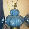 Fenton Rib Melon Lamp