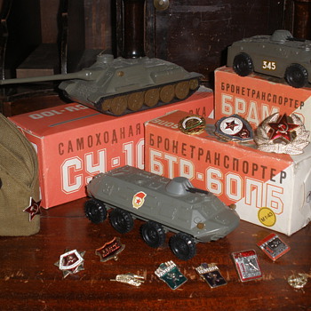 From Russia, with love. Soviet era military toys, pins, insignia, etc. - Model Cars