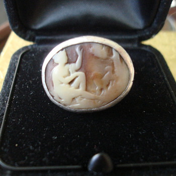 Antique? Silver Cameo Ring