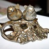 Old Metal Salt and Pepper shakers - Birds