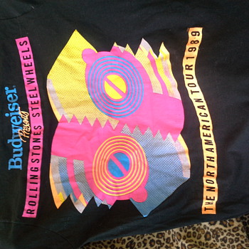 Rolling Stones Vintage Concert Tee Shirt 1989 - Music