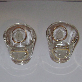 Vintage shot Glasses - Glassware