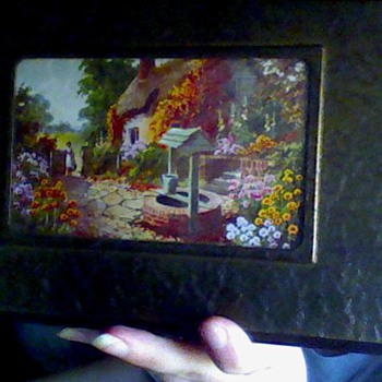 Wooden/Metal Cigar Box - Tobacciana