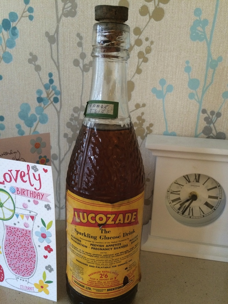 1950's? Lucozade Bottle with Lucozade still in, Collectors Weekly