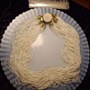 Vintage pearl seed bead multi strand necklace made in Italy.