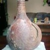 Leather fish scale flask