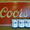 HUGE Coors sign 12' 8" Wide x 7' 8" Tall 