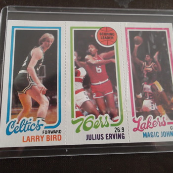 1980-81 Topps Larry Bird and Magic Johnson Rc Basketball Card - Baseball
