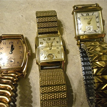 3 Antique Wristwatches - Art Deco
