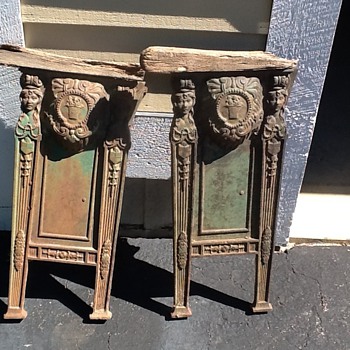 Wrought iron theater seat sides ? - Furniture