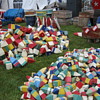 Fishing floats, lobster trap