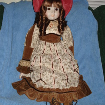 Antique Doll Rone Sankyo Mado in Japan
