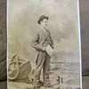 Notman photograph of man on beach -- looking to identify the man
