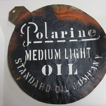 Polarine Standard Oil Brass Template