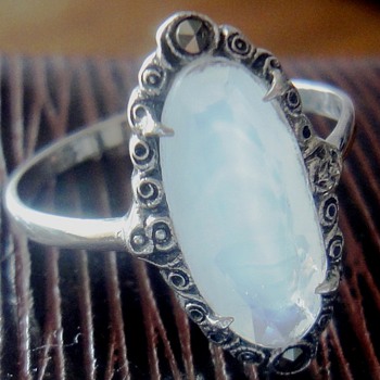 Sterling Silver Moonstone ring