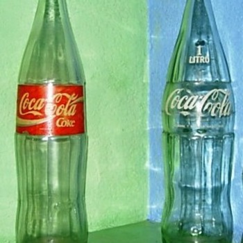 1ltr Glass Coke Bottles - Coca-Cola