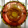New England Amberina Glass Vase?