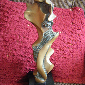 MODERN ART BRASS SCULPTURE - Visual Art