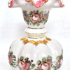 Fenton Rose Pattern Vase
