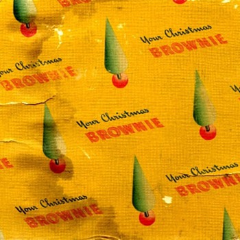 Six-20 Brownie Junior with Christmas package