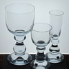 Strombergshyttan goblet, liqueur/sherry and shot glass from late 1970's.