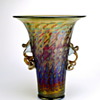 Jack Ink Iridescent Art Glass Vase (signed and numbered) made in Vienna Austria