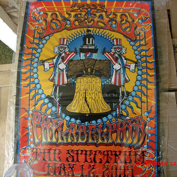 Biffle Poster from the last Dead show I attended In Philadelphia May 2nd, 2009 - Music