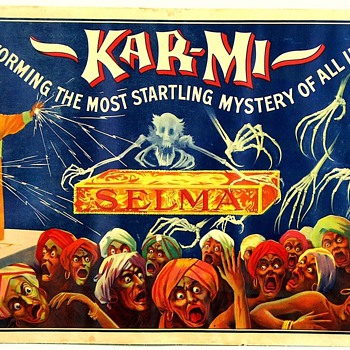 Original 1914 Kar-Mi "SELMA" Stone Lithograph Poster