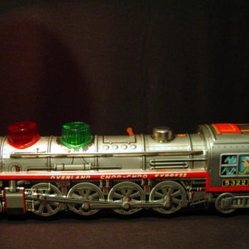 Overland Choo-Choo Kanto Toys JapanTin Plate Locomotive - Model Trains