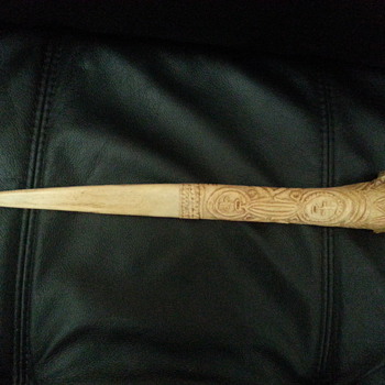 OLD ABELAM DAGGER CASSOWARY BONE - Animals
