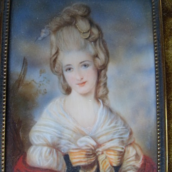 18th CENTURY MINIATURE PORTRAIT (UNKNOWN ARTIST)