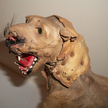 Astounding Early Folk Art Lion Collection Jim Linderman - Animals