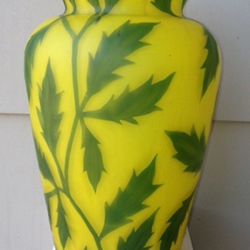Cameo Vase - Art Glass