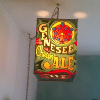 Gennesee beer hanging light  - Signs