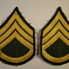 My Dads World War Two Sargent Patches
