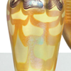 QUEZAL ART GLASS VASE, circa 1902