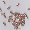 Pink oval pearls