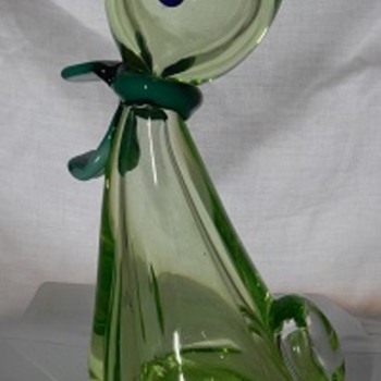 Large cat...Murano? - Art Glass