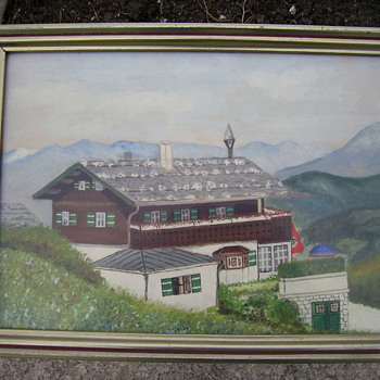 German Berghof Painting - Military and Wartime