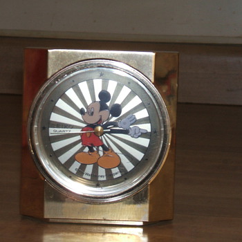 Mickey "Sunburst" Seiko Alarm  - Clocks