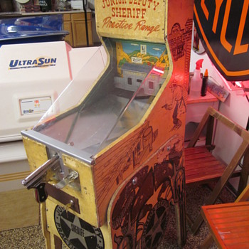 1950's Junior Deputy Sheriff Practice Range 5 cent coin-op  game